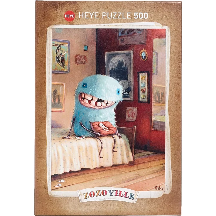 Heye Milk Tooth, Zozoville 500 Teile Puzzle, Green – Bild 3