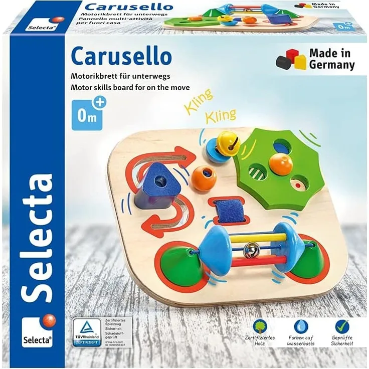 Selecta Carusello, Motorikbrett, 19cm