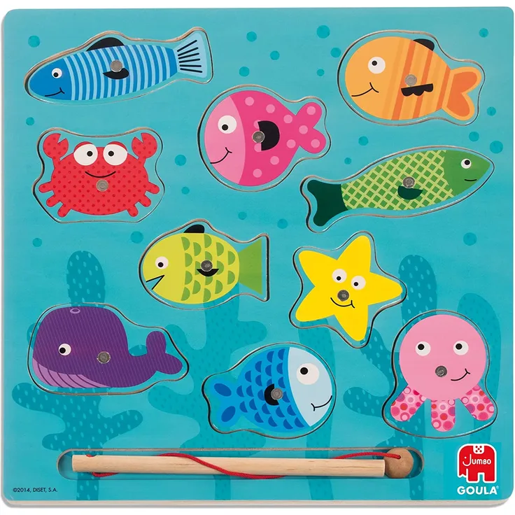 Magnet Puzzle Fisch Holz 10 Stück - Preisvergleich