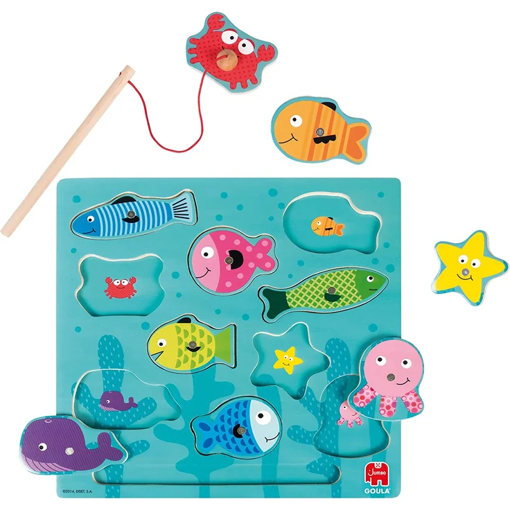 Magnet Puzzle Fisch Holz 10 Stück - Preisvergleich – Bild 3