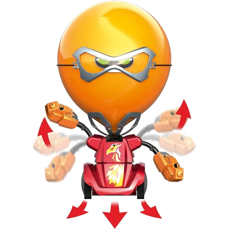 YCOO - RoboKombat Ballon Puncher - Set mit 2 Robotern - Lass den den Ballonkopf deines Gegners platzen - 14 cm - Spielzeug mit Ton- und Lichteffekten - ab 5 Jahren – Bild 10