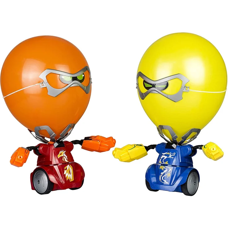 YCOO - RoboKombat Ballon Puncher - Set mit 2 Robotern - Lass den den Ballonkopf deines Gegners platzen - 14 cm - Spielzeug mit Ton- und Lichteffekten - ab 5 Jahren – Bild 1
