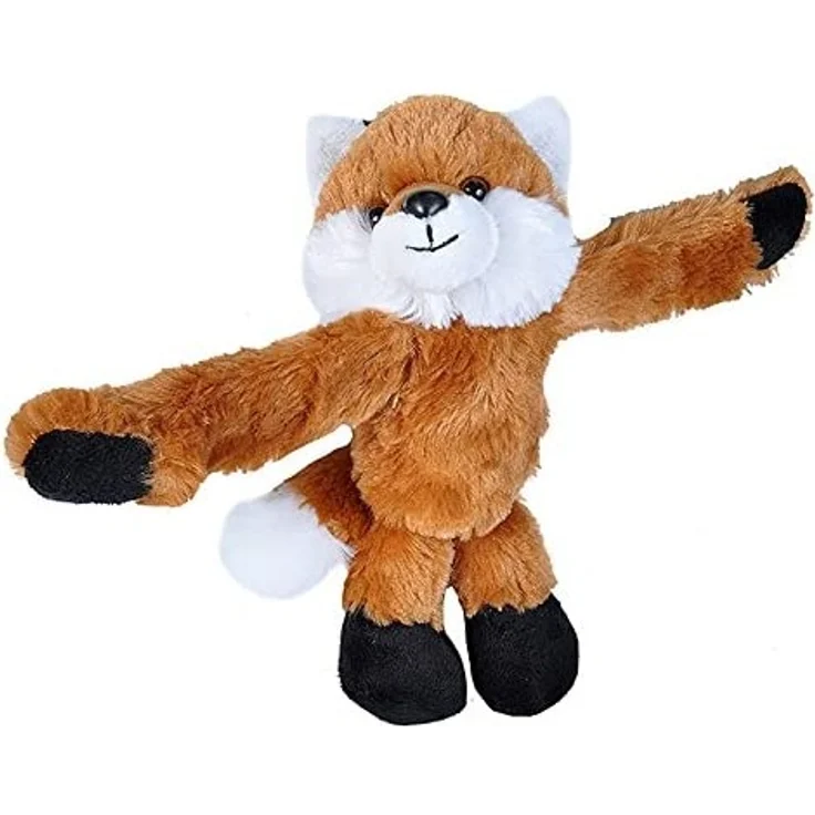 Wild Republic Huggers Schnapparmband Kuscheltier, Plüschtier, Fuchs 20 cm – Bild 1