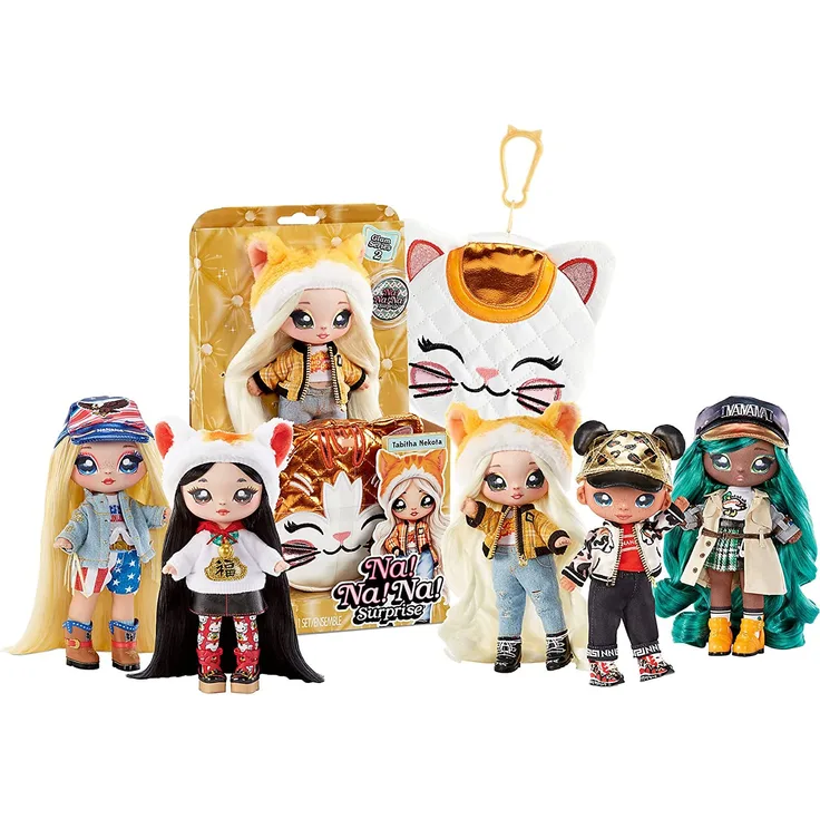 Na! Na! Na! Surprise 2-in-1 Fashion Doll and Purse Glam Series 2 Asst in PDQ, 1x Stück, zufällige Auswahl