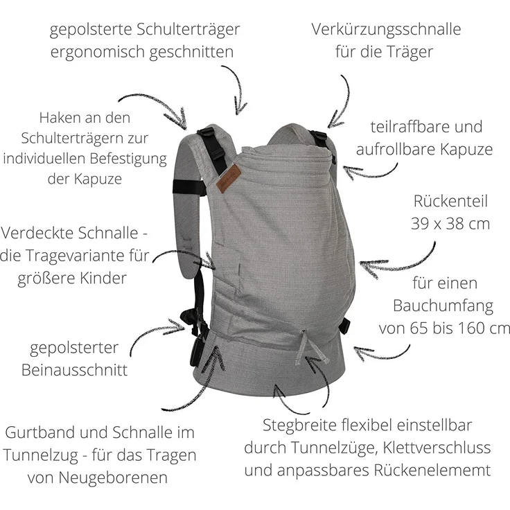 Babytrage Buckle Kos – Bild 6
