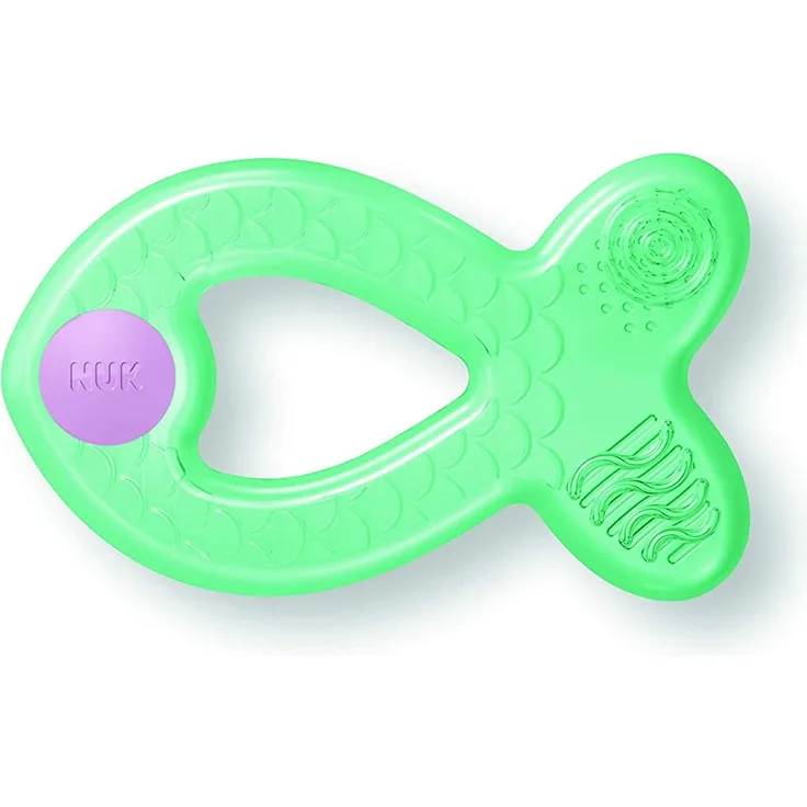 NUK 10256450 Extra Cool Beißring mit Kühl- und Massageeffekt, ab 3 Monaten, 1 stück, mehrfarbig