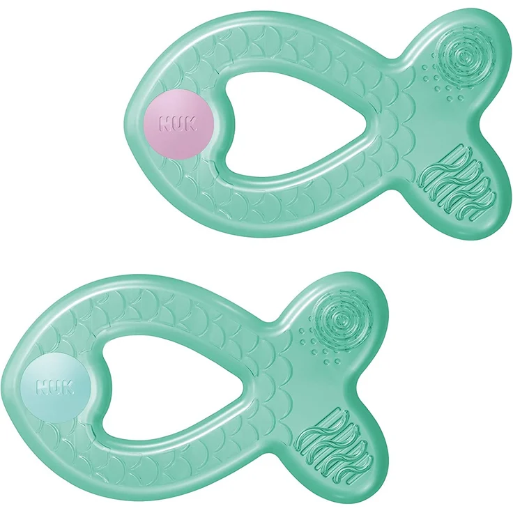 NUK 10256450 Extra Cool Beißring mit Kühl- und Massageeffekt, ab 3 Monaten, 1 stück, mehrfarbig – Bild 4