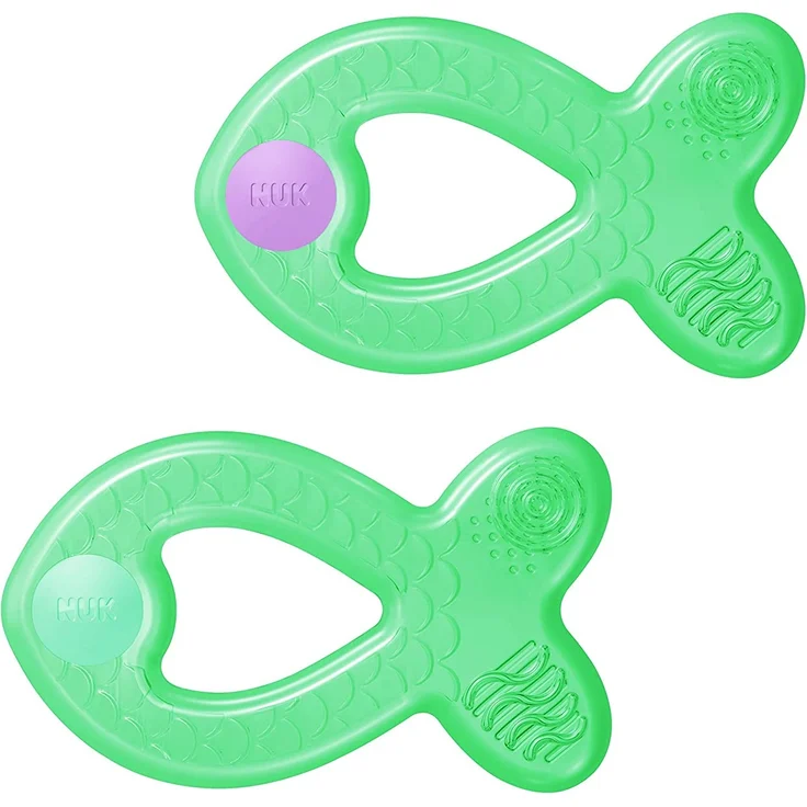 NUK 10256450 Extra Cool Beißring mit Kühl- und Massageeffekt, ab 3 Monaten, 1 stück, mehrfarbig – Bild 2