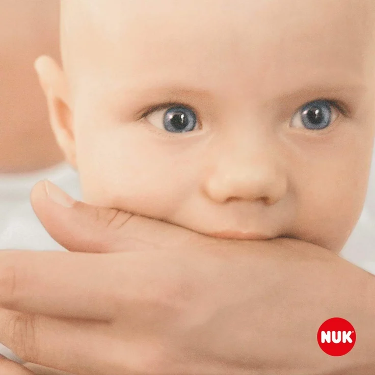 NUK 10256450 Extra Cool Beißring mit Kühl- und Massageeffekt, ab 3 Monaten, 1 stück, mehrfarbig – Bild 3