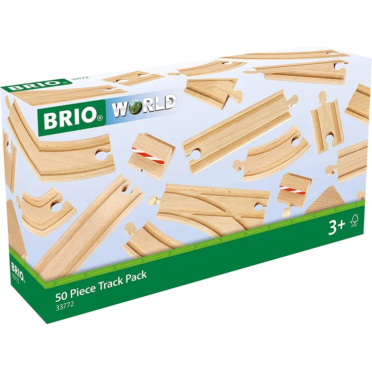 BRIO World 33772 'Großes Schienensortiment', 50 Teile, ab 3 Jahren - Preisvergleich – Bild 3