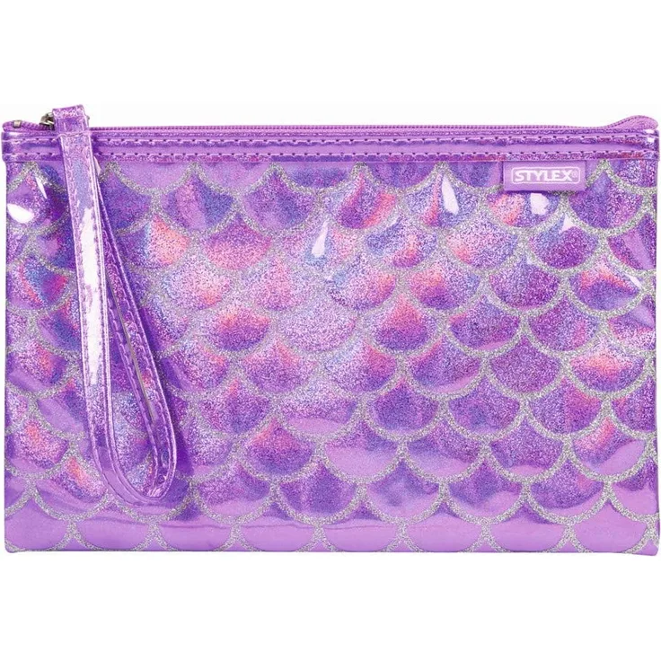 Stylex Mermaid-Tasche Glitzerschuppen lila