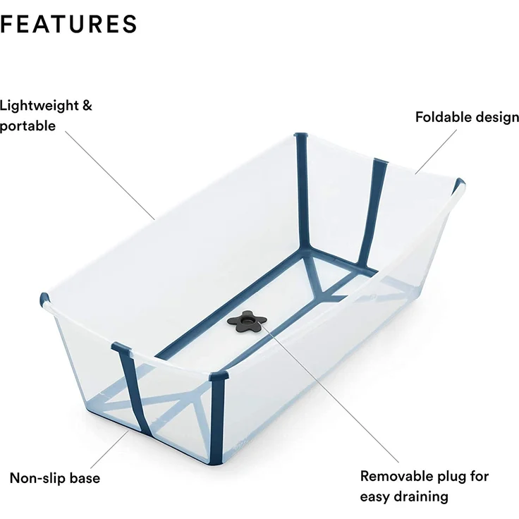 Stokke® Flexi Bath® - transparent and blue – Bild 4