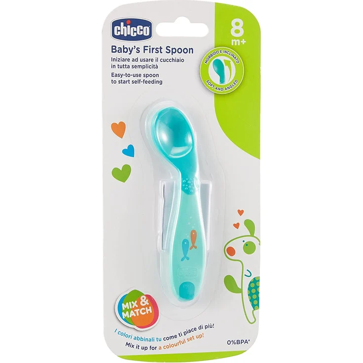Chicco Spoon for children First 8M + blue – Bild 3