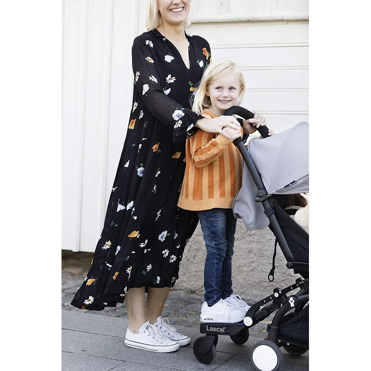 Lascal 'Mini' Buggyboard Mini Schwarz, universell einsetzbar – Bild 2