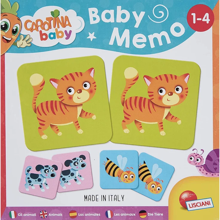 Lisciani Carotina Baby Memo Animals 80045 LISCIANI - Preisvergleich – Bild 3