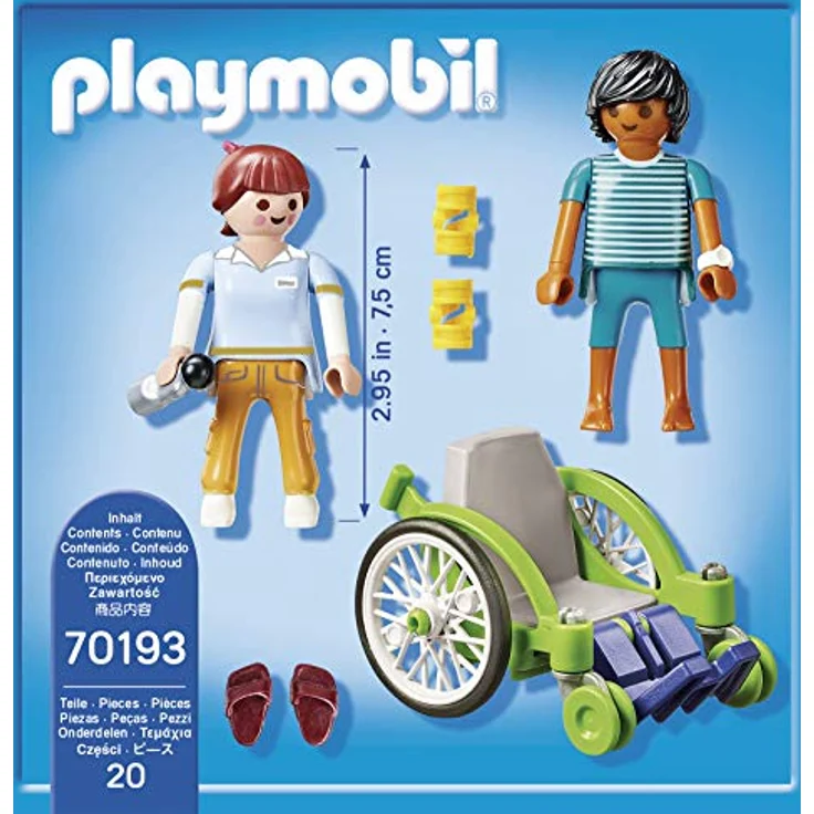 PLAYMOBIL 70193 - City Life - Patient im Rollstuhl – Bild 4