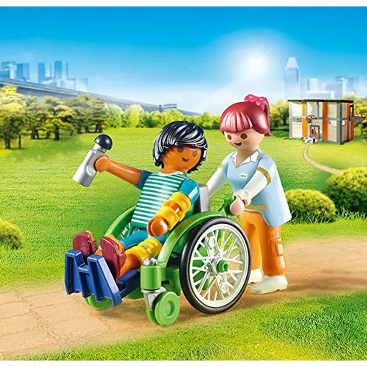 PLAYMOBIL 70193 - City Life - Patient im Rollstuhl – Bild 2