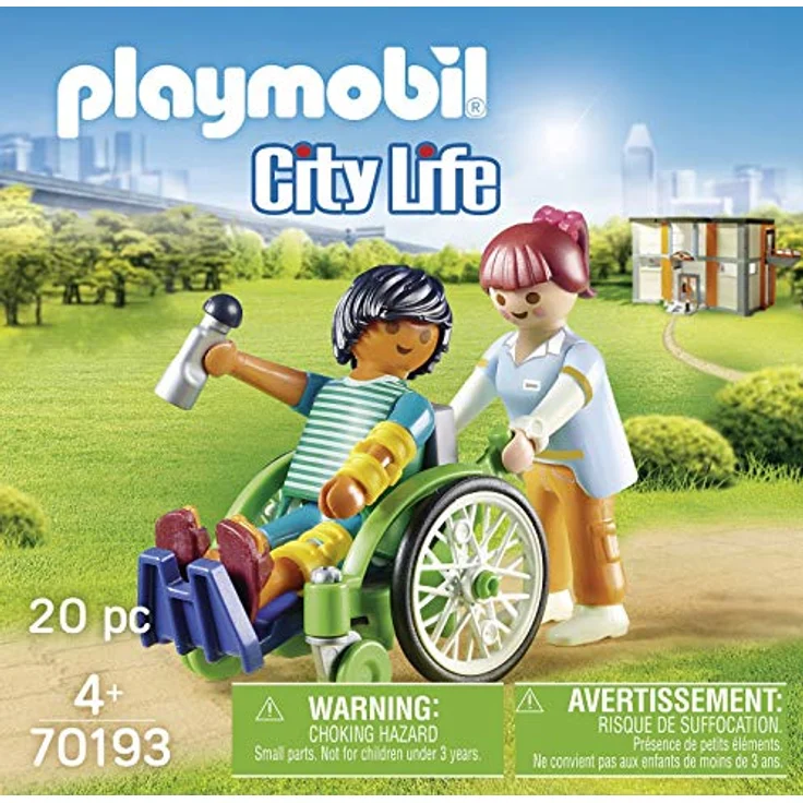 PLAYMOBIL 70193 - City Life - Patient im Rollstuhl – Bild 3