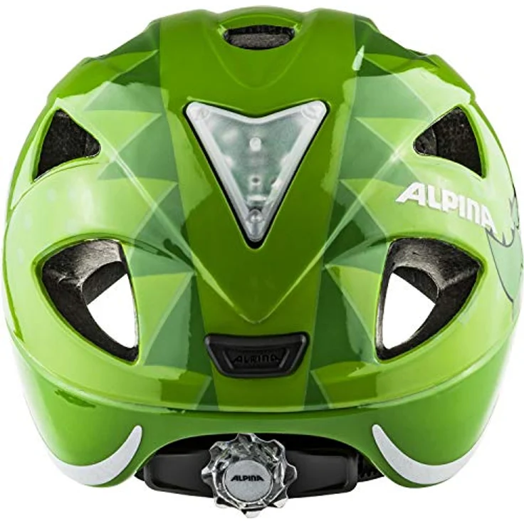 Alpina Kids Ximo Flash Green Dino, Größe 45 - 49 cm - Fahrradhelm, Farbe Grün – Bild 4