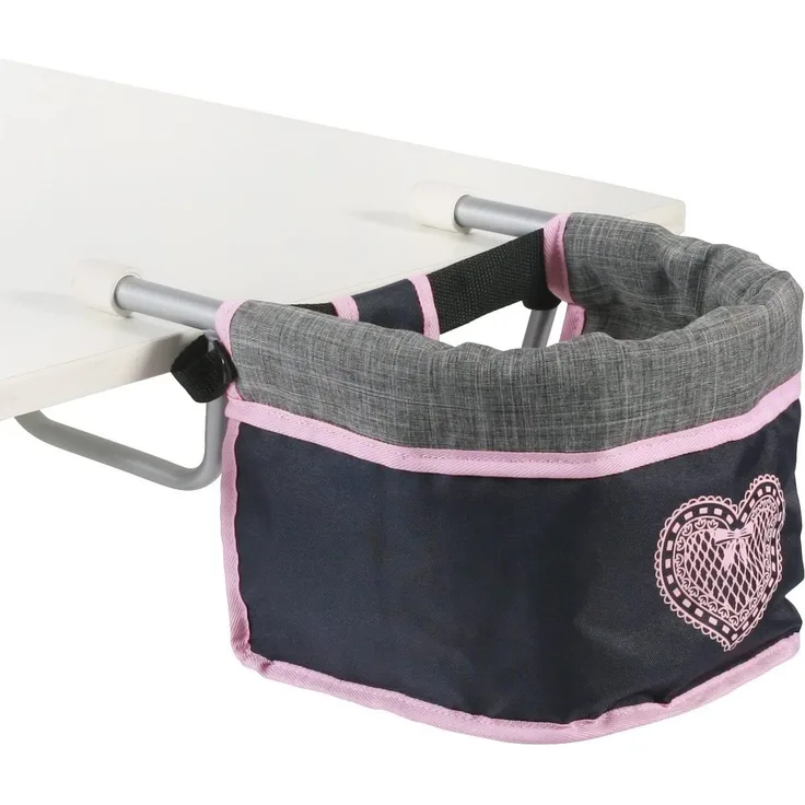 Bayer Chic 2000 Puppentischsitz in Melange grau-navy