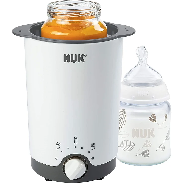 NUK 'Thermo' Flaschenwärmer 3-in-1, Weiß – Bild 1