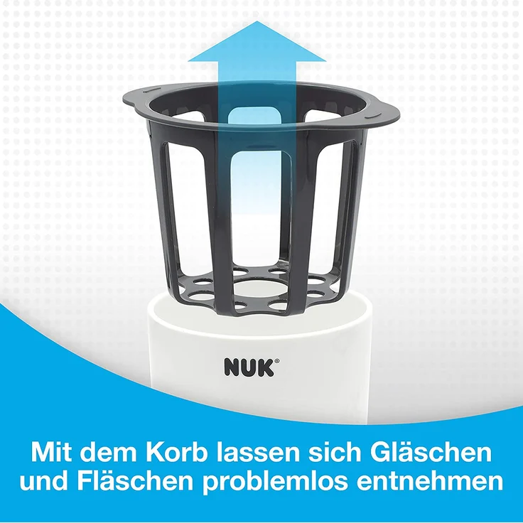 NUK 'Thermo' Flaschenwärmer 3-in-1, Weiß – Bild 4