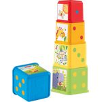 Fisher-Price CDC52 - Bunte Stapelwürfel Baby Spielzeug zum Sortieren und Stapeln, Spielzeug ab 6 Monaten - Preisvergleich