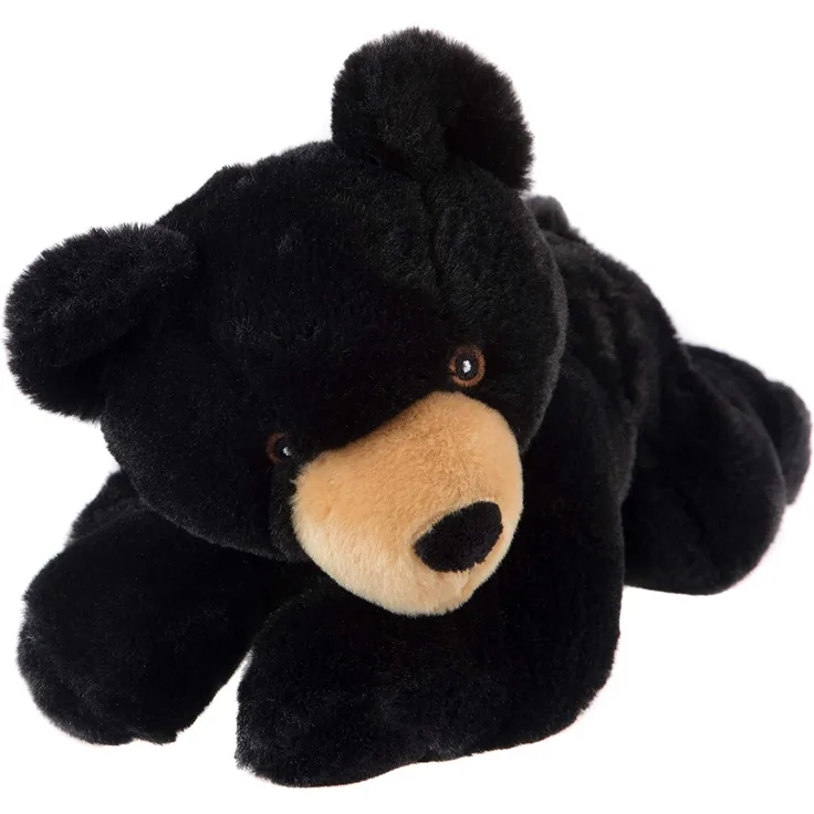 Kuscheltier Schwarzbär Ecokins junior 30 cm Plüsch schwarz