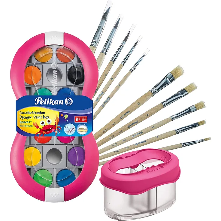 Pelikan Deckfarbkasten Space+ Magenta 24 Farben