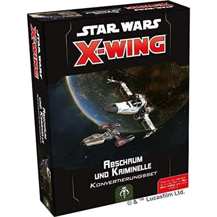 Asmodee Star Wars: X-Wing 2.Ed. - Abschaum und Kriminelle Konvertierungsset