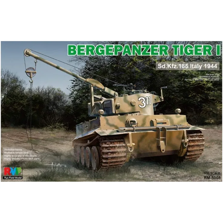Rye Field Model RM-5008 Bergepanzer Tiger I Sd. Kfz. 185 Italy1944