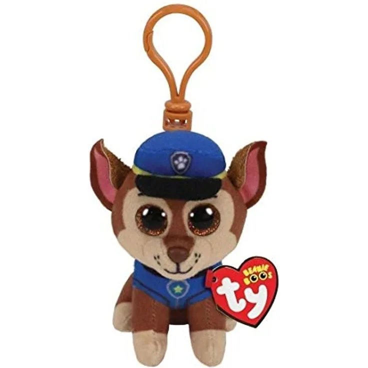 Carletto TY Paw Patrol Chase, Plüsch, ca. 10x5x5 cm