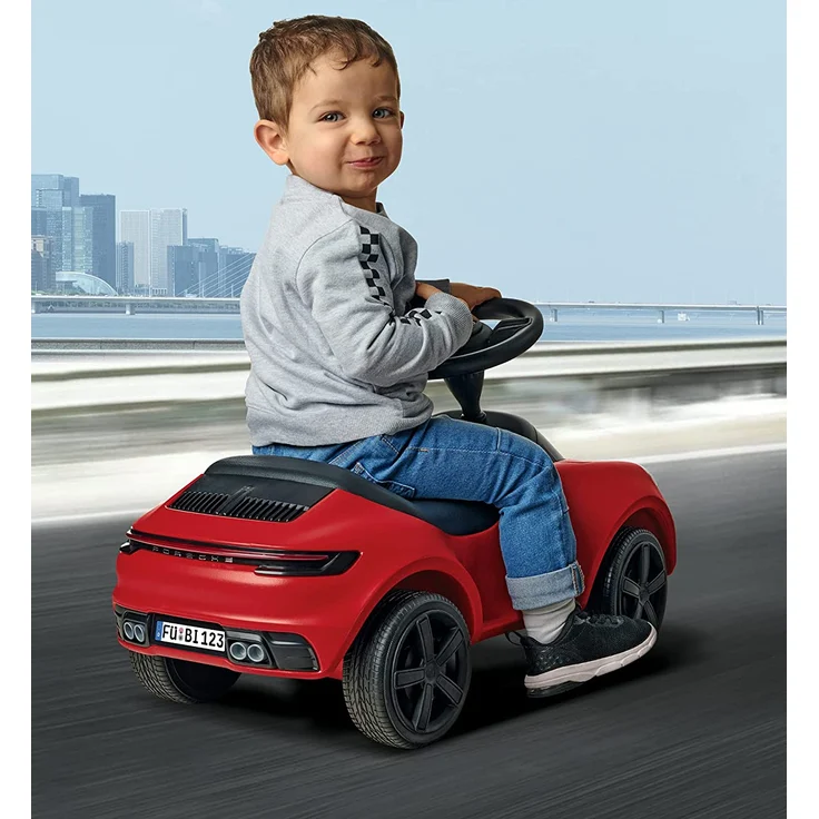 BIG Spiezeugauto Baby Porsche 911 mit Hupe, – Bild 9