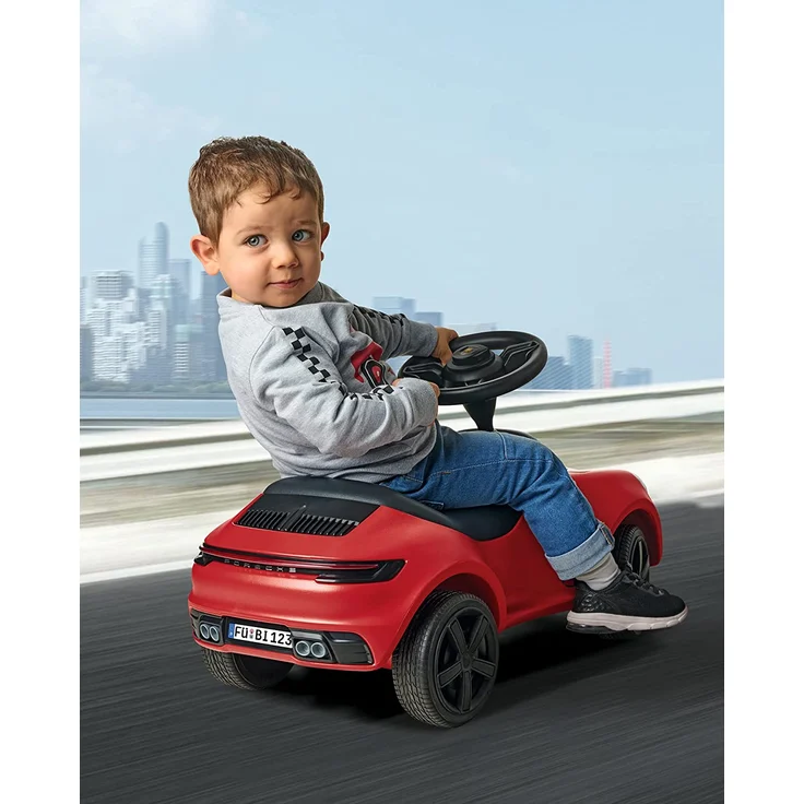 BIG Spiezeugauto Baby Porsche 911 mit Hupe, – Bild 8