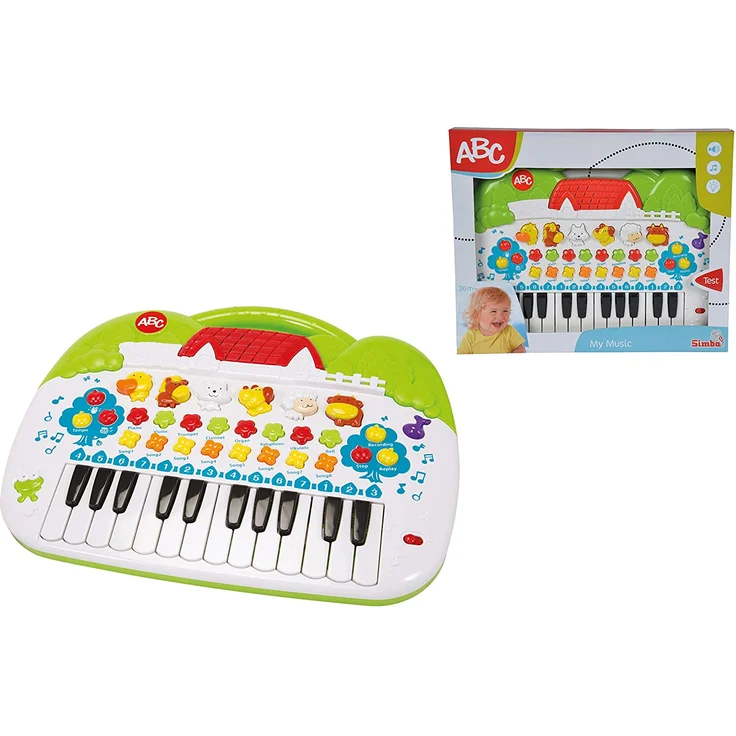 Simba 104018188 - ABC Tier-Keyboard 28 x 39 cm – Bild 5