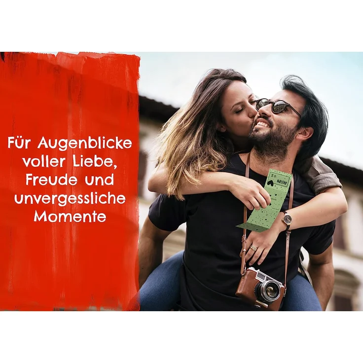 Losbox für Paare I Das Paar-Geschenk zum Valentinstag für unvergessliche Momente I 50 Lose mit Ideen für Spiel, Spaß & viel Liebe I Besondere Überraschung für Mann, Frau, Partner, Freund & Freundin – Bild 4