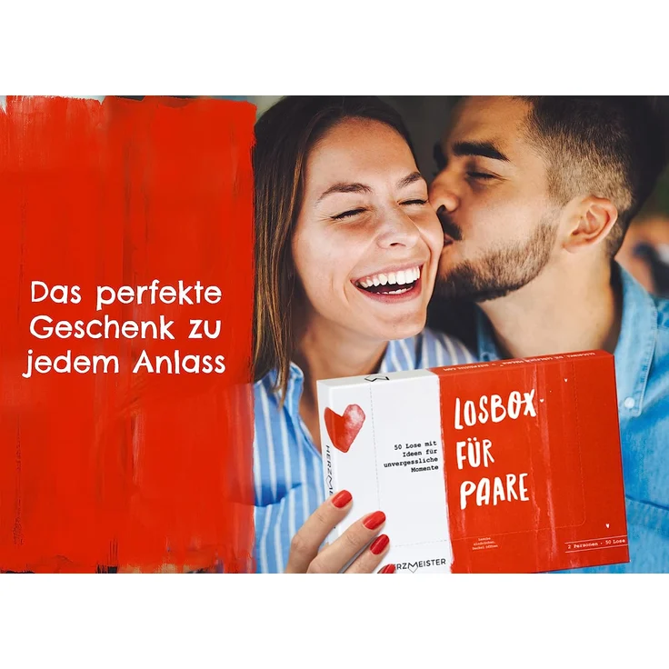 Losbox für Paare I Das Paar-Geschenk zum Valentinstag für unvergessliche Momente I 50 Lose mit Ideen für Spiel, Spaß & viel Liebe I Besondere Überraschung für Mann, Frau, Partner, Freund & Freundin – Bild 5
