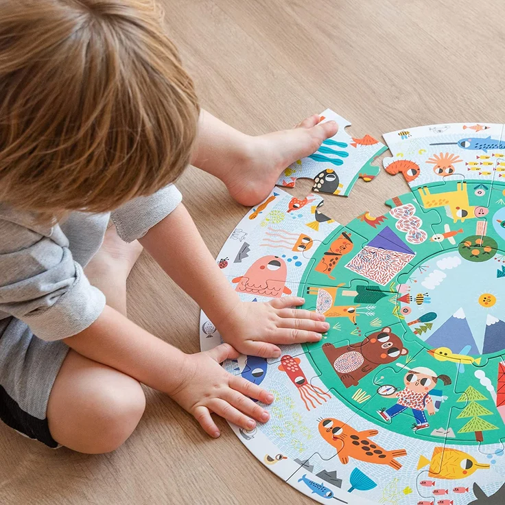 Goula puzzle Tiere XXL Junior Karton 27-teilig – Bild 3