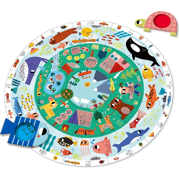 Goula puzzle Tiere XXL Junior Karton 27-teilig – Bild 6