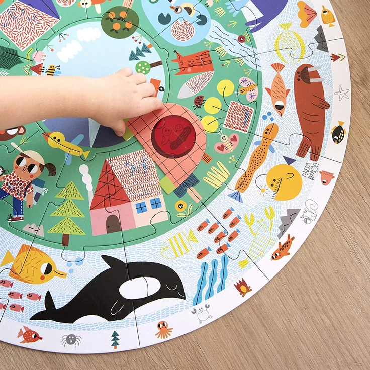 Goula puzzle Tiere XXL Junior Karton 27-teilig – Bild 4