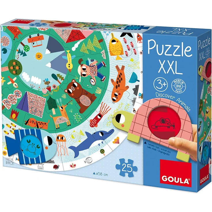 Goula puzzle Tiere XXL Junior Karton 27-teilig – Bild 9