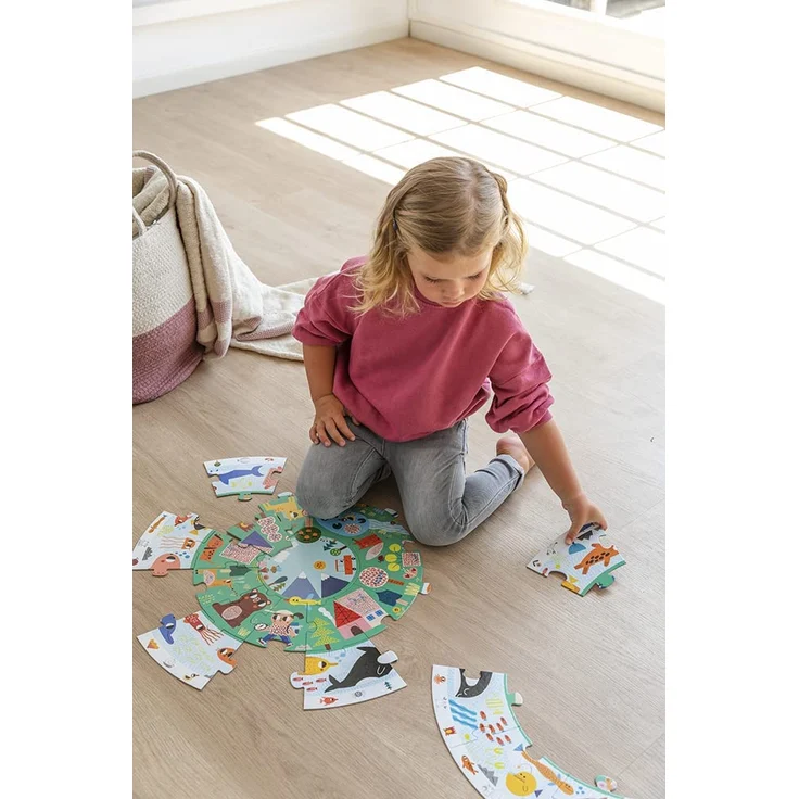 Goula puzzle Tiere XXL Junior Karton 27-teilig – Bild 7
