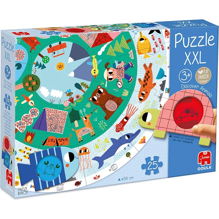 Goula puzzle Tiere XXL Junior Karton 27-teilig – Bild 1