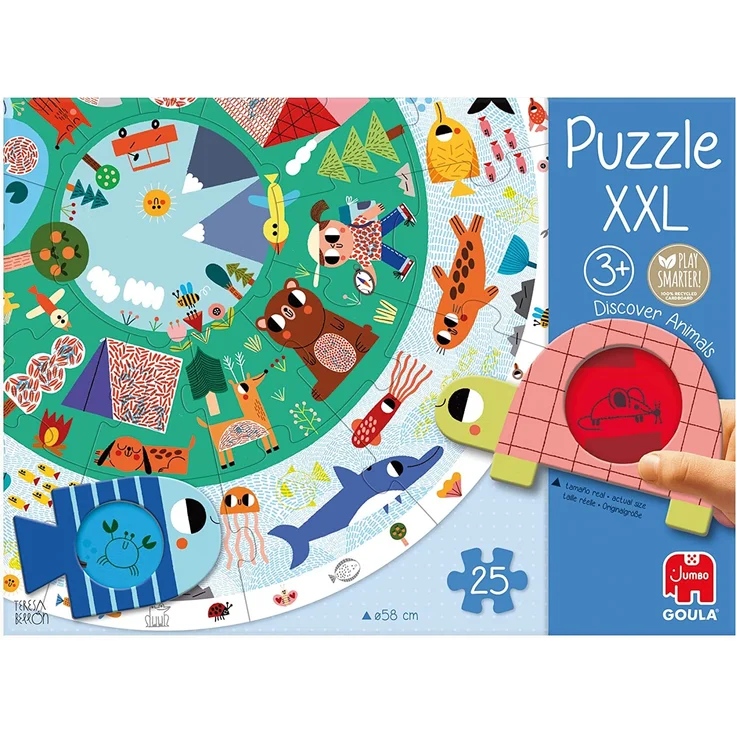 Goula puzzle Tiere XXL Junior Karton 27-teilig – Bild 13