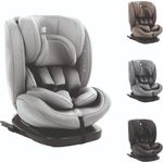 Kikkaboo Kindersitz i-Comfort, i-Size (40-150 cm) Isofix Top-Tether 360° drehbar hellgrau
