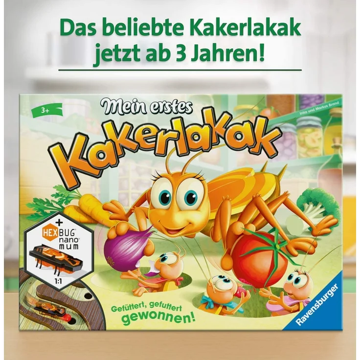 Ravensburger - 20548 - Mein erstes Kakerlakak - Aktionspiel mit elektronischer Kakerlake für die Kleinen, Kinderspiel für 2-4 Spieler, geeignet ab 3 Jahren – Bild 3