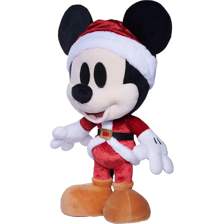 Simba 6315870305 - Disney Santa Mickey Mouse, Dezember Edition, Amazon Exclusiv, 35cm Plüschfigur, Micky Maus, im Geschenkkarton, Limitiert, Sonderedition, Sammlerstück, ab den ersten Lebensmonaten – Bild 3