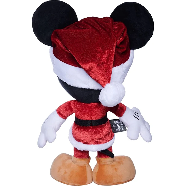 Simba 6315870305 - Disney Santa Mickey Mouse, Dezember Edition, Amazon Exclusiv, 35cm Plüschfigur, Micky Maus, im Geschenkkarton, Limitiert, Sonderedition, Sammlerstück, ab den ersten Lebensmonaten – Bild 4