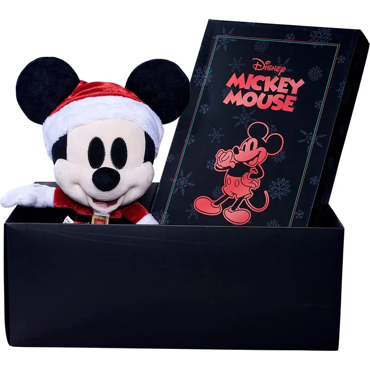 Simba 6315870305 - Disney Santa Mickey Mouse, Dezember Edition, Amazon Exclusiv, 35cm Plüschfigur, Micky Maus, im Geschenkkarton, Limitiert, Sonderedition, Sammlerstück, ab den ersten Lebensmonaten – Bild 5