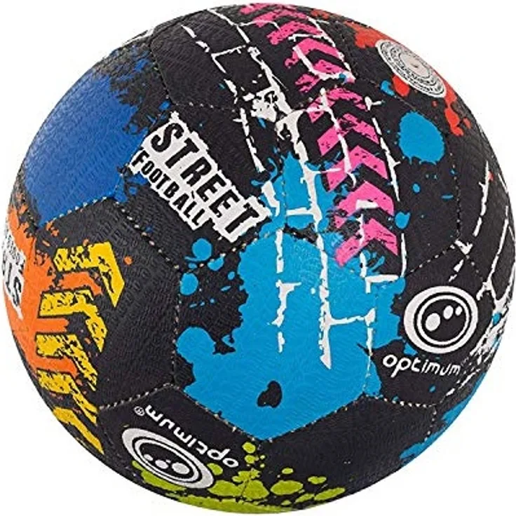 OPTIMUM Unisex-Adult Street Football, Mehrfarbig, Größe 4, Graffiti, 4